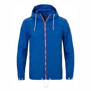 Polo Ralph Lauren Sailing Anorak Windbreaker Nylon Packable Hooded Jacket Size S